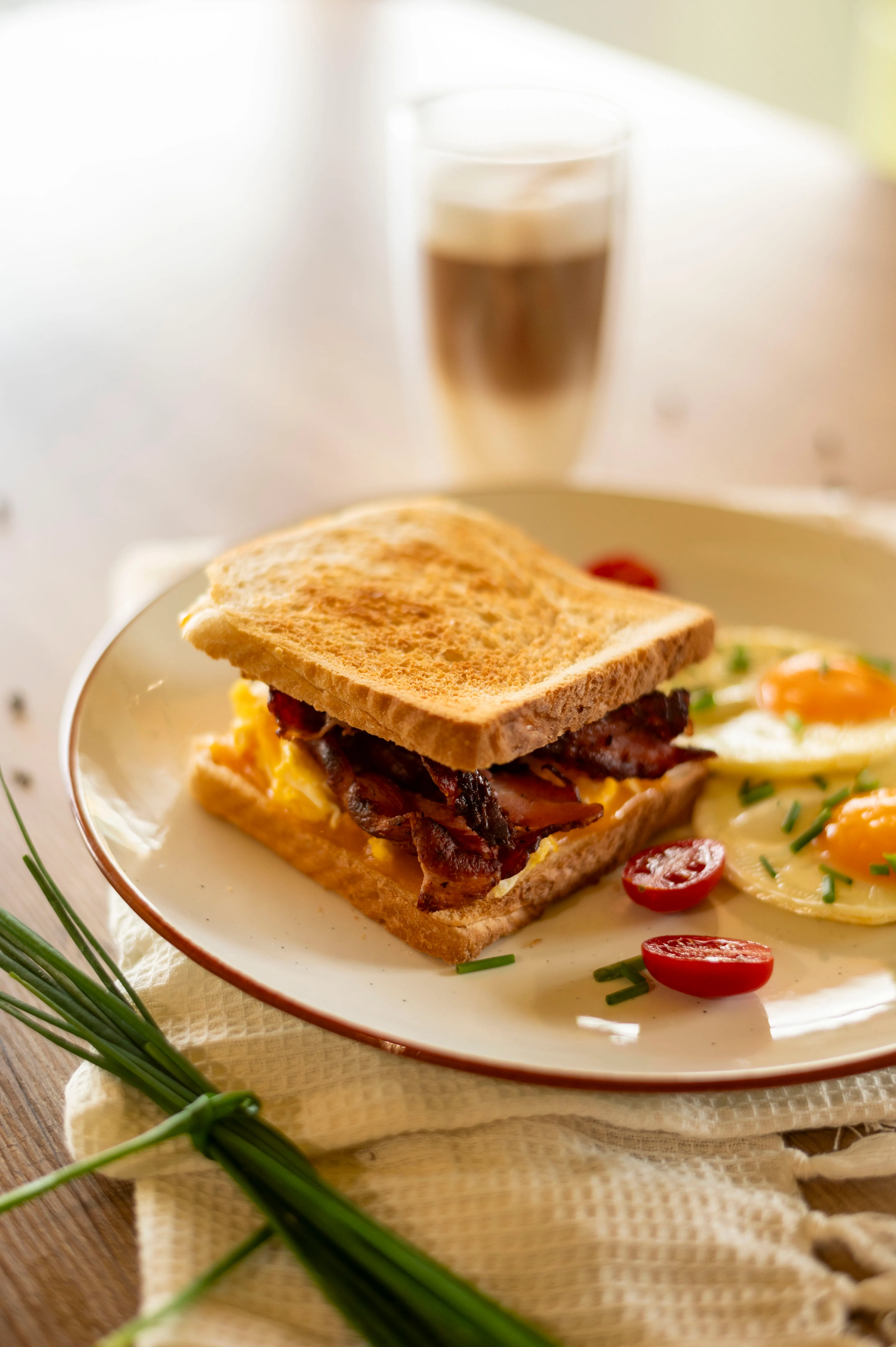 Breakfast sandwich image